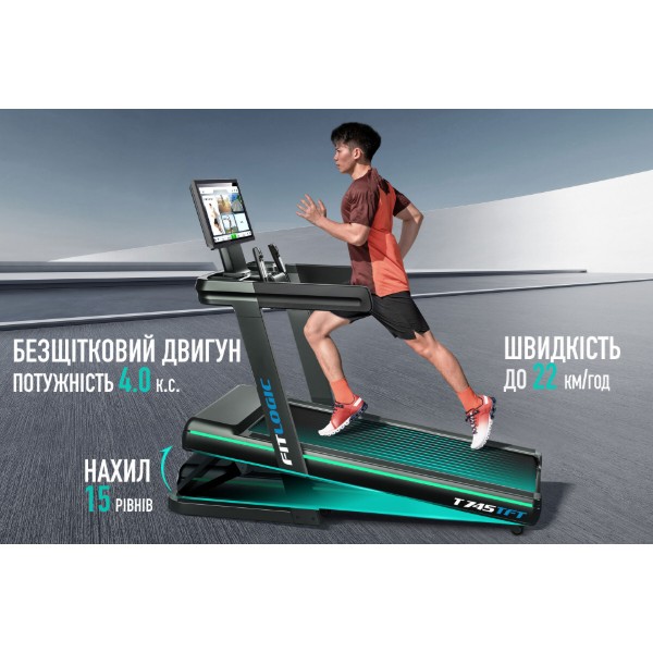 Фото - Бігова доріжка FitLogic T745 TFT